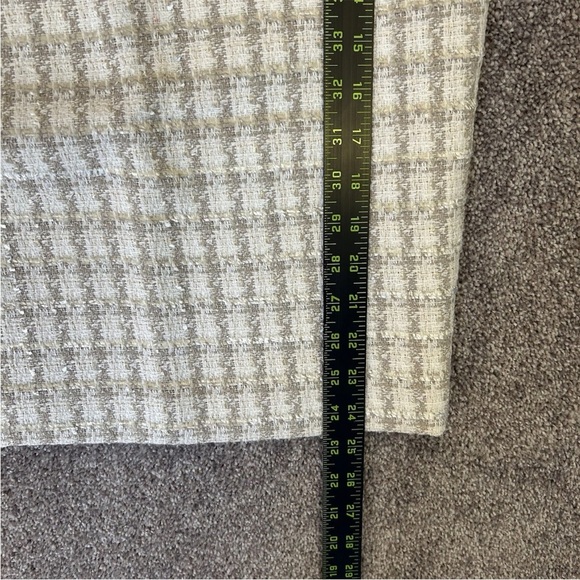 Calvin Klein Womens Tweed Textured Suit Skirt Back Slit Plus Size 18 W - NWT $89 - Picture 9 of 15